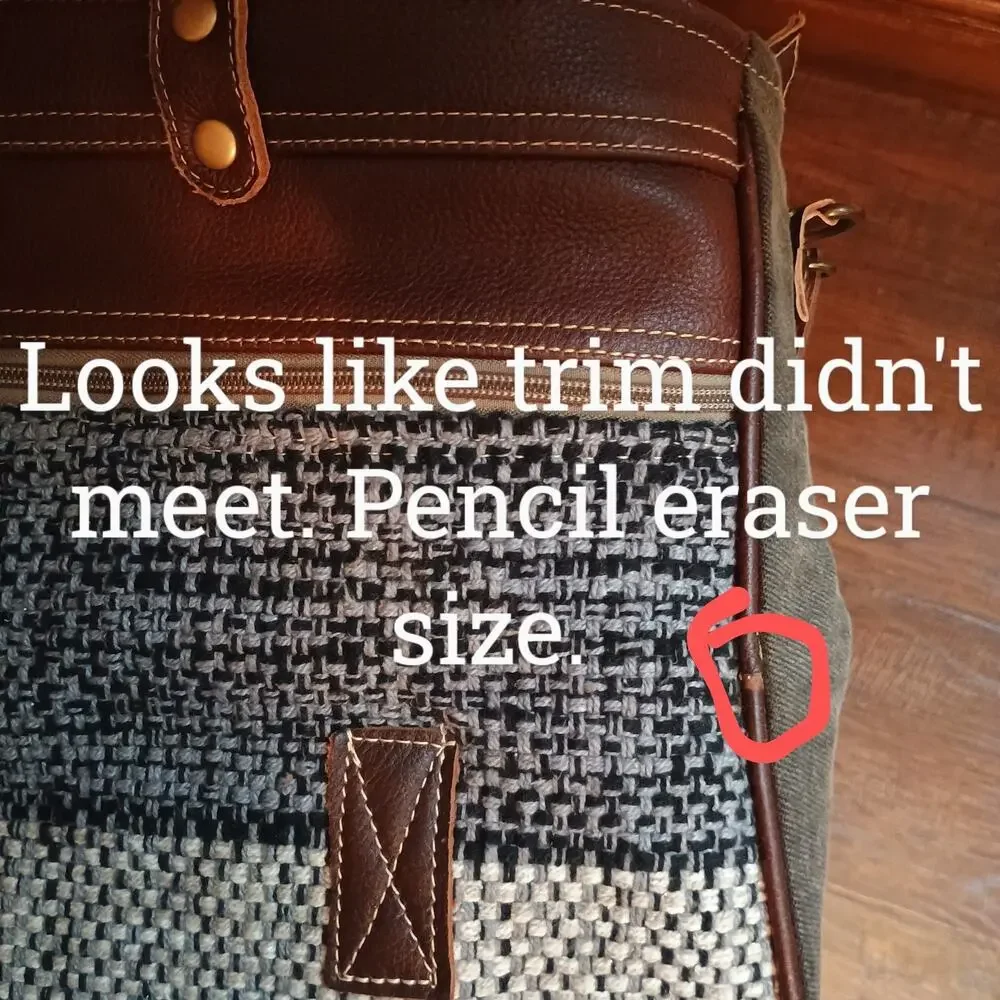 Myra messenger computer bag Very Clean Leather & Canvas